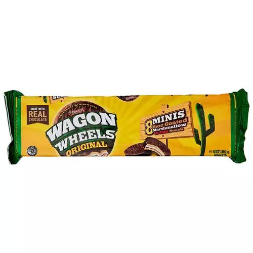 Mini Wagon Wheels Original Biscuits 190g