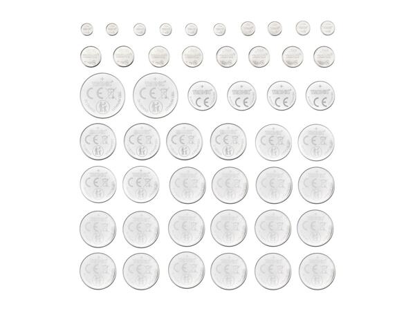 Tronic Button Cell Batteries- 48 Pieces