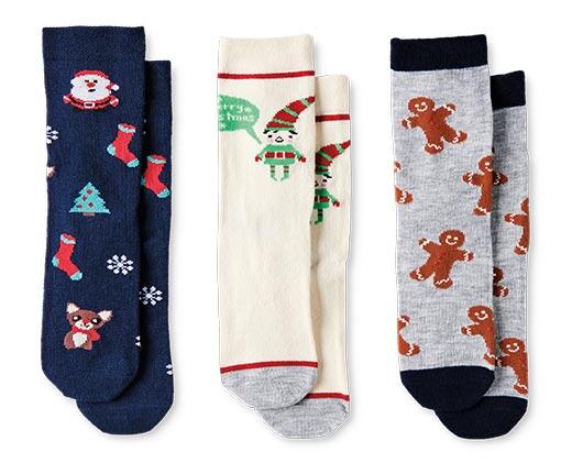 Merry Moments 
 Children's 3 Pack Holiday Socks