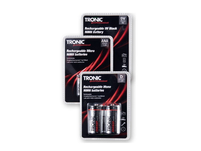 TRONIC Rechargeable Mignon Nimh Batteries