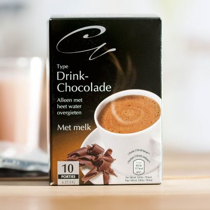 Sachets de poudre de chocolat, 10 pcs