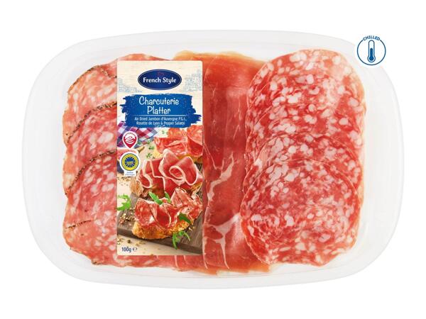 Spécialités françaises Charcuterie Platter 100g