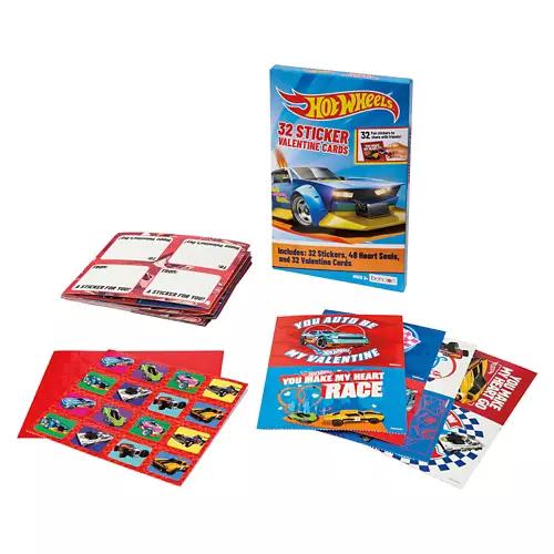 Valentine's Exchange Cards - Hot Wheels