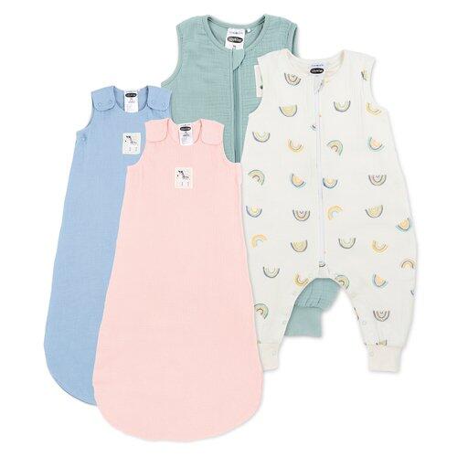 LILY & DAN Baby-Sommer-Schlafsack, Baumwolle (BIO)