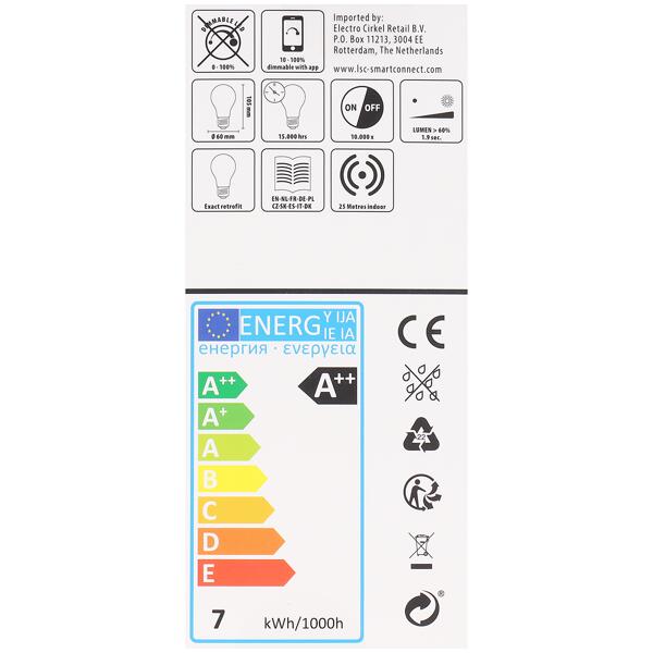 LSC Smart Connect slimme filament-ledlamp