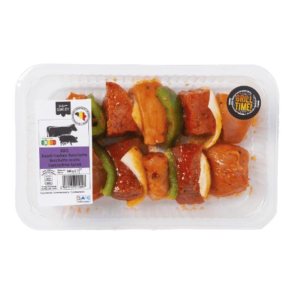 GRILL TIME(R) 				Brochette de bœuf/de porc, 2 pcs