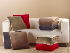 Plaid ou coussin grand luxe