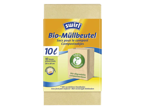 SWIRL Bio Müll Papierbeutel 10 l