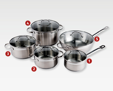 CROFTON(R) Kochtopf-Set, 10-teilig