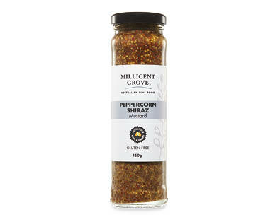 Millicent Grove Gourmet Peppercorn Shiraz Mustard 150g
