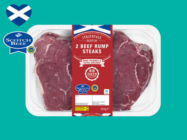 2 Beef 28-Day Matured Rump Steaks