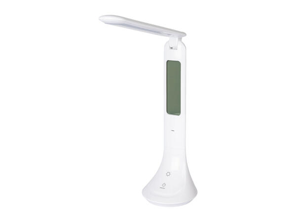 Livarno Home Cordless Desk Lamp with Clock