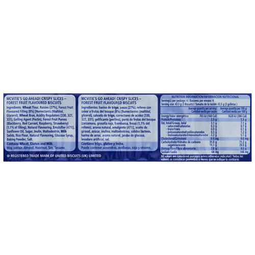 Go Ahead Forest Fruit 174g