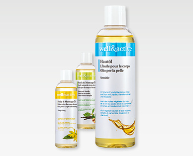 Huile de massage/pour la peau WELL&ACTIVE