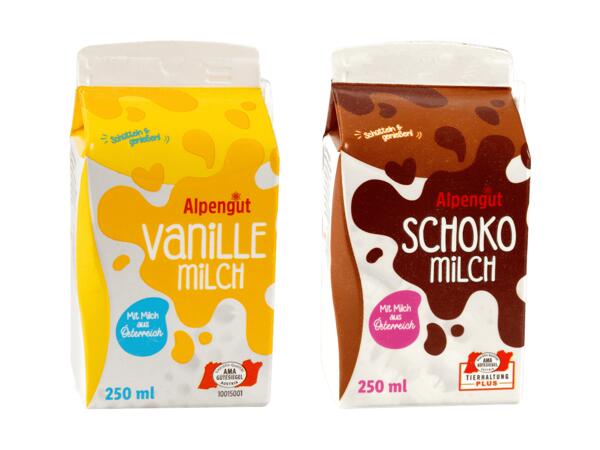 Schoko- oder Vanillemilch