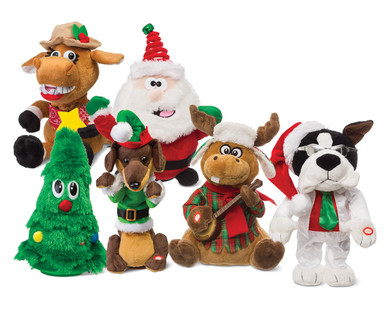 Huntington Home Singing Animated Holiday Plush