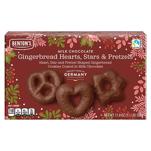 Milk Chocolate Covered Gingerbread Cookies