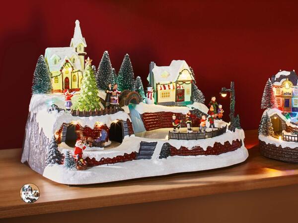 LED-Weihnachtsdorf gross