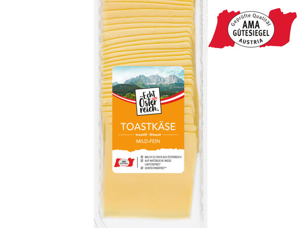 Toastkäse in Scheiben