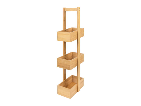 Livarno Home Bamboo Bathroom Storage