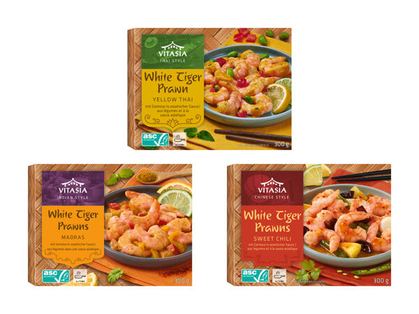 Crevettes ASC aux légumes