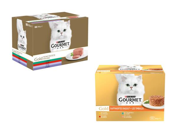 Aliments humides pour chats Gourmet Gold