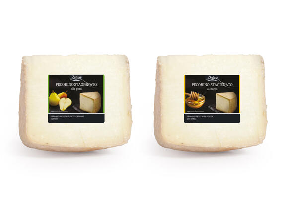 Matured "Pecorino" cheese with honey or pear