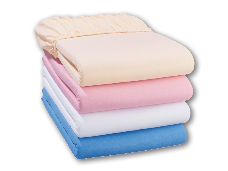 MERADISO Jersey Fitted Sheet Single Size