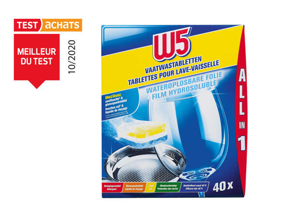 Tablettes lave-vaisselle all in 1