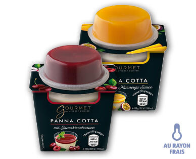 GOURMET Panna cotta