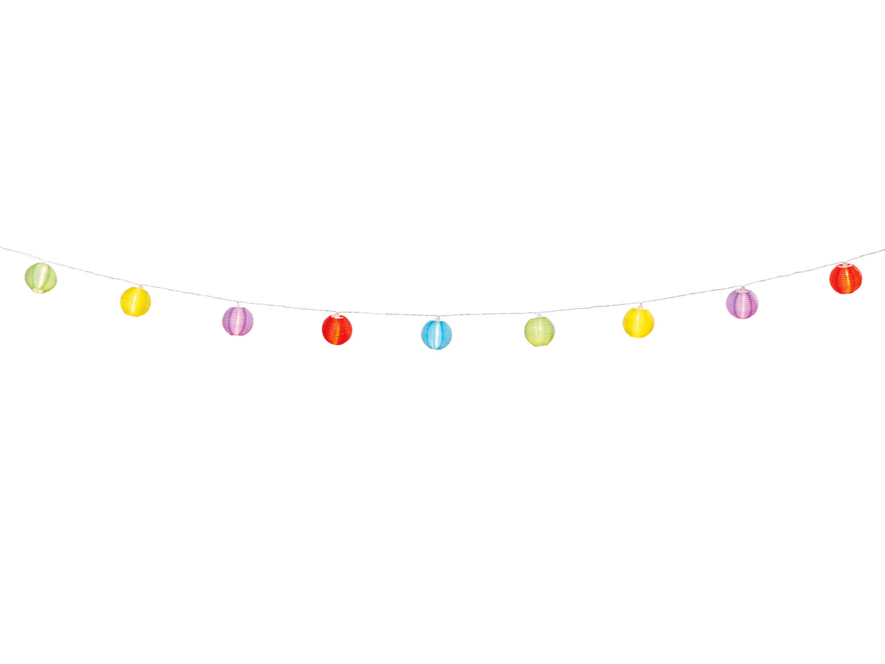 Solar-Powered LED Fairy Light Chain