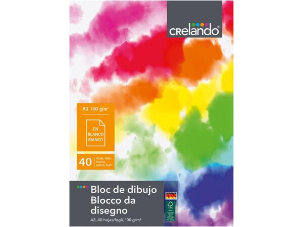 Sketch pad A3, 40 sheets