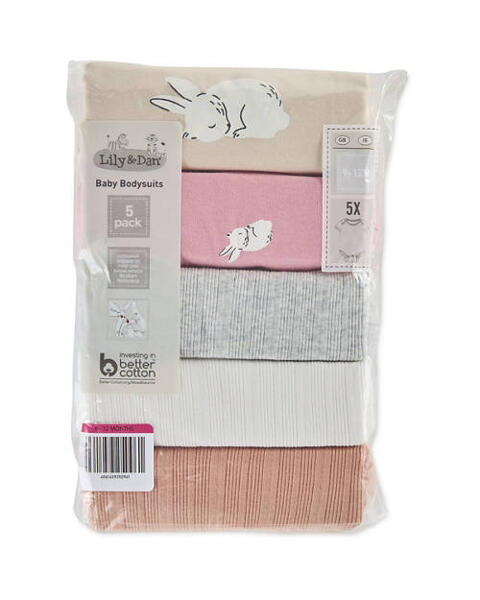 5 Pack Shortsleeve Bodysuits