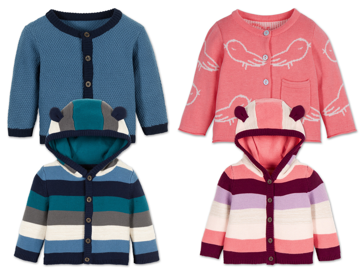 LUPILU(R)PURE COLLECTION Baby Strickjacke1