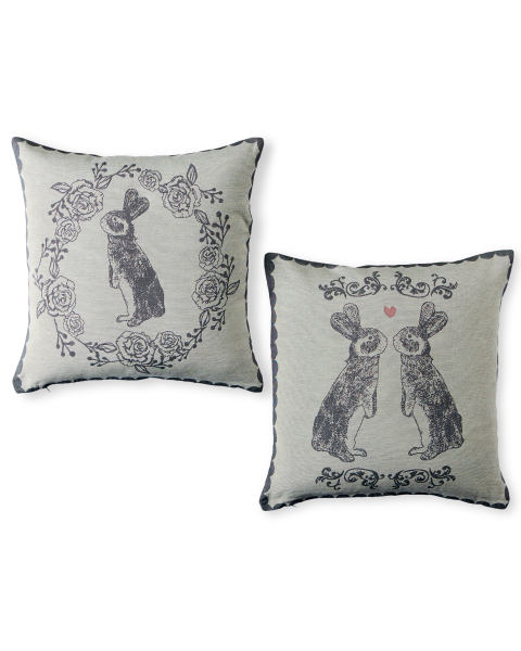 Bunnies Cushion Cover 2-Pack