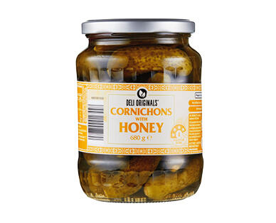 Cornichons with Honey 680g