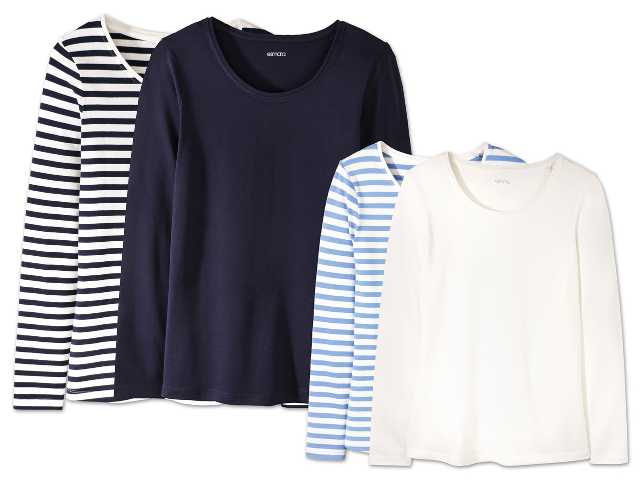 ESMARA(R) Damen Langarmshirts, 2 Stück1