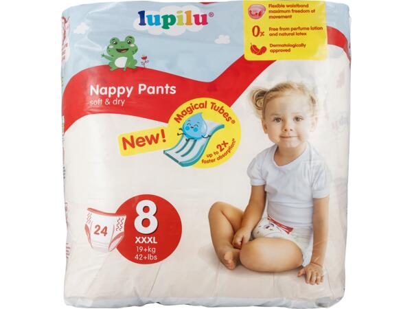 Nappy Pants Size 8