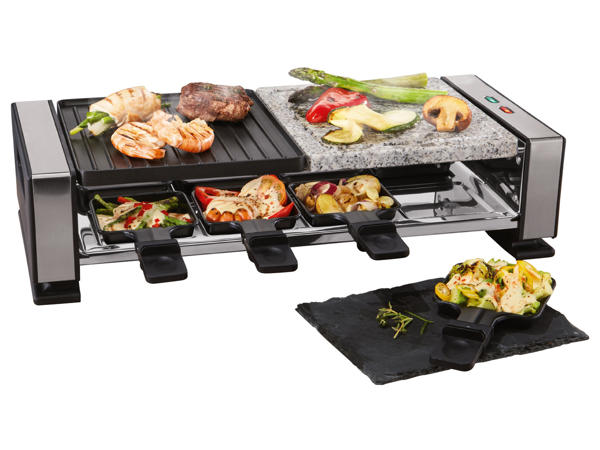 RACLETTE GRIL S PŘÍRODNÍM KAMENEM