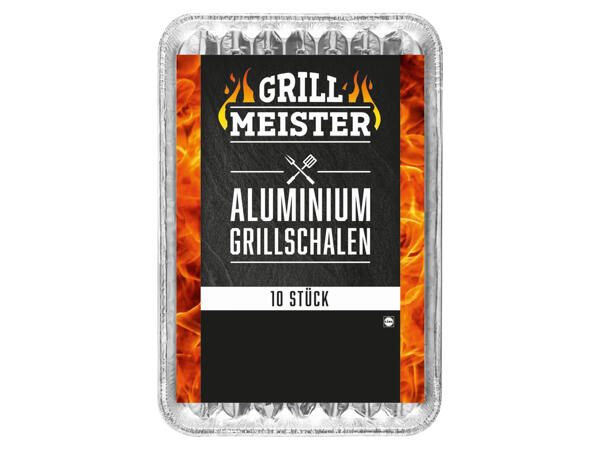 Grillmeister Aluminium-Grillschalen