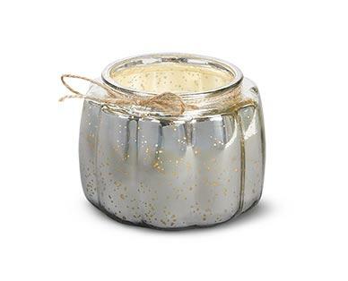 Huntington Home Mercury Glass Pumpkin Candle