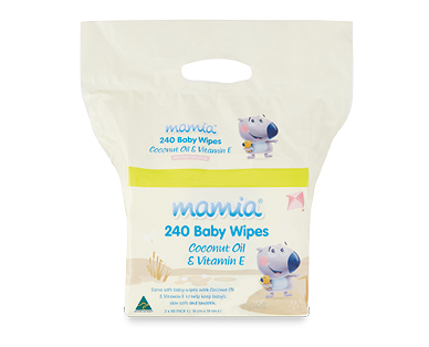 Mamia Baby Wipes Coconut & Vitamine E