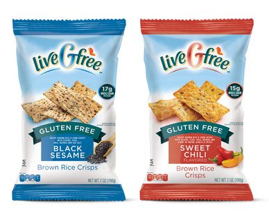 liveGfree Gluten Free Brown Rice Crisps