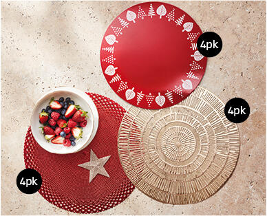 Placemat 4 Pack Assortment