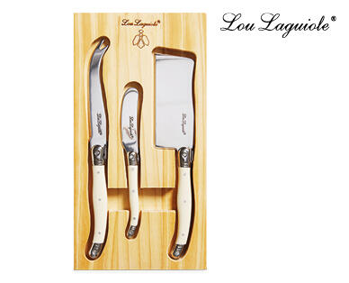 Lou Laguiole(R) Cheese Knife Set 3pc