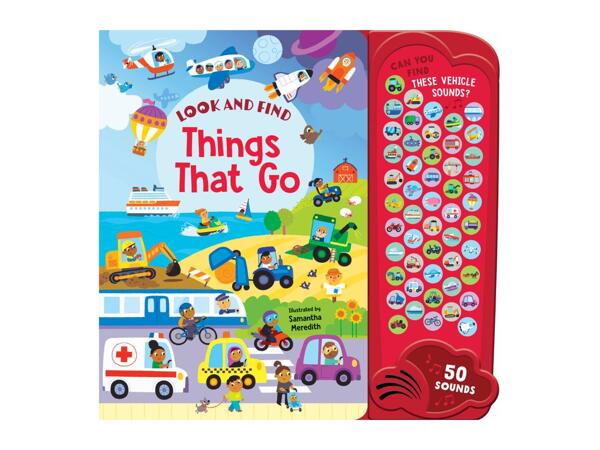 Look And Find Book With Sound - Things That Go