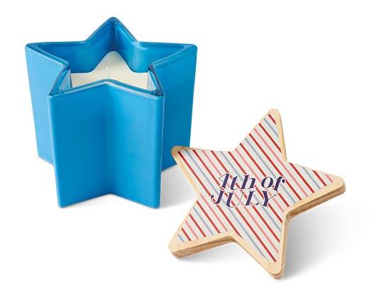 Huntington Home Star Shaped Candle