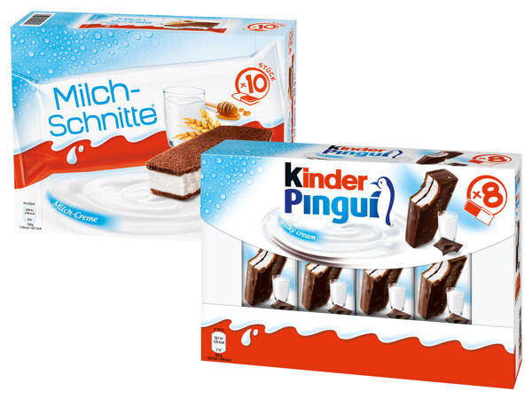 Kinder Pingui oder Milchschnitte