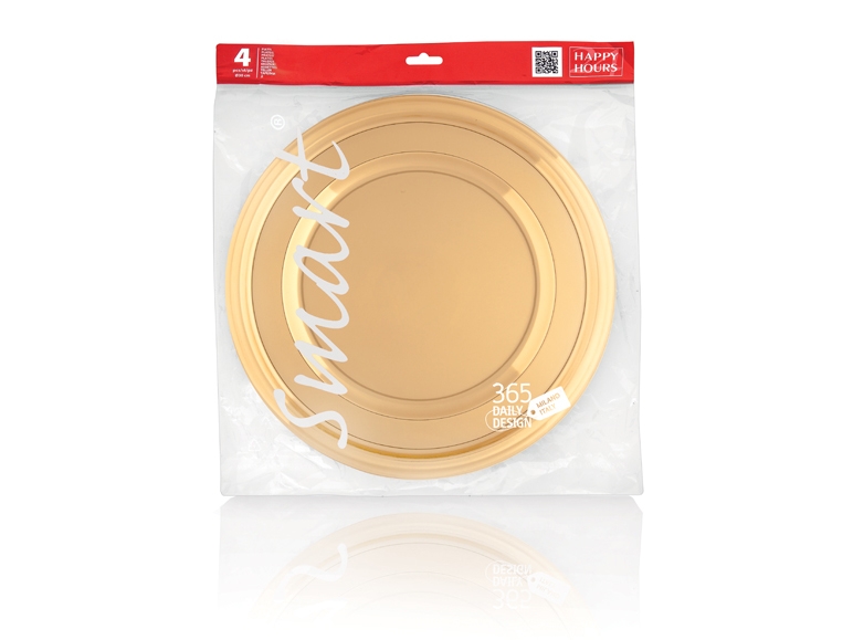 Gold Plastic Plates