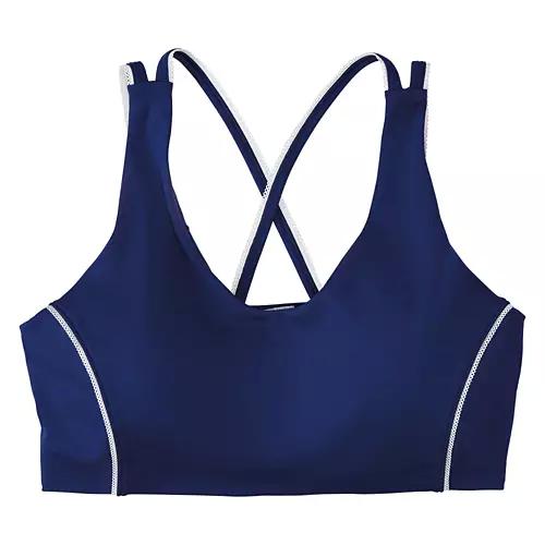 Premium Low Impact Sports Bra - Navy Blue, XL